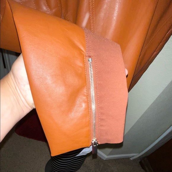 NY Co Faux-Leather Jacket - Make offer - Picture 5 of 9
